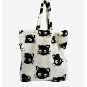 Sanrio Hello Kitty Chococat x Dumbgood Sherpa Tote Bag